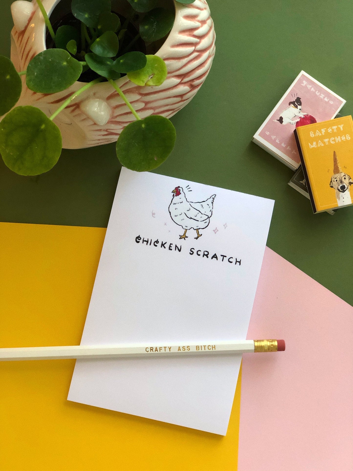 Chicken Scratch To Do List Notepad