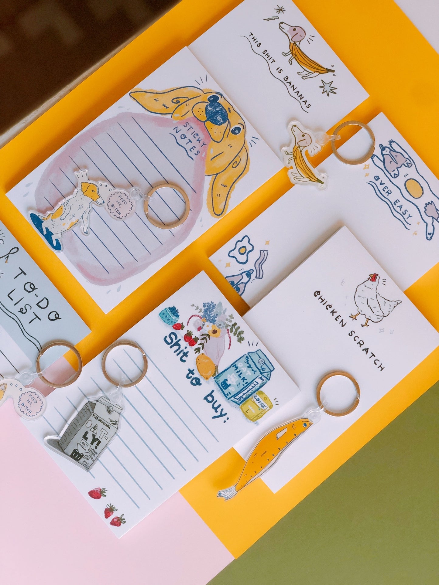 "Sticky" Notes Dog Tongue Notepad