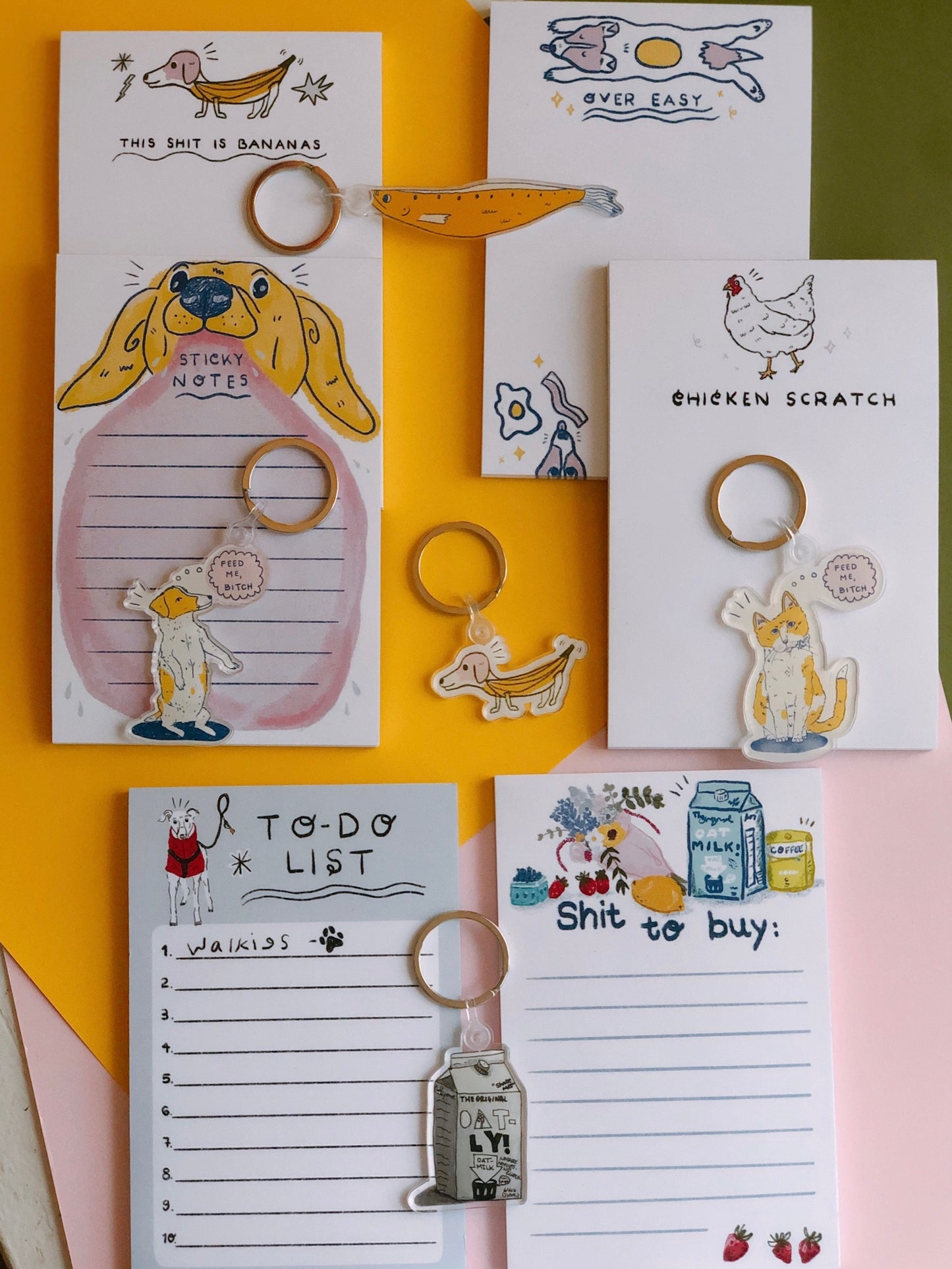 "Sticky" Notes Dog Tongue Notepad