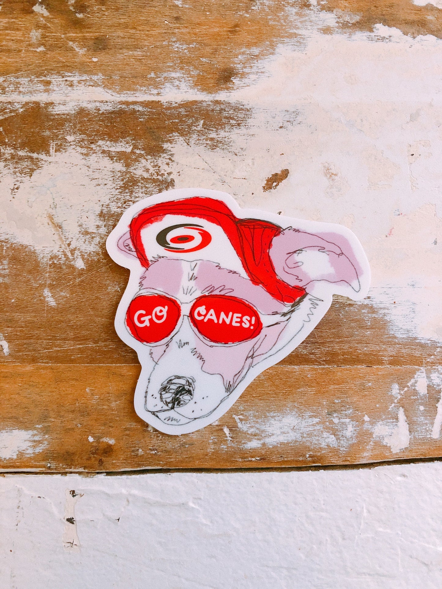 Carolina Hurricanes Cute Dog Magnet