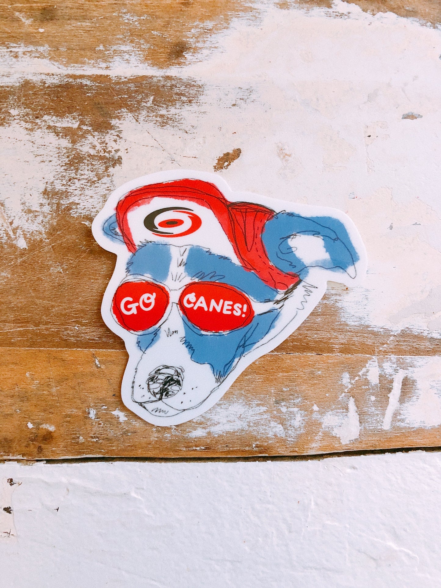Carolina Hurricanes Cute Dog Magnet