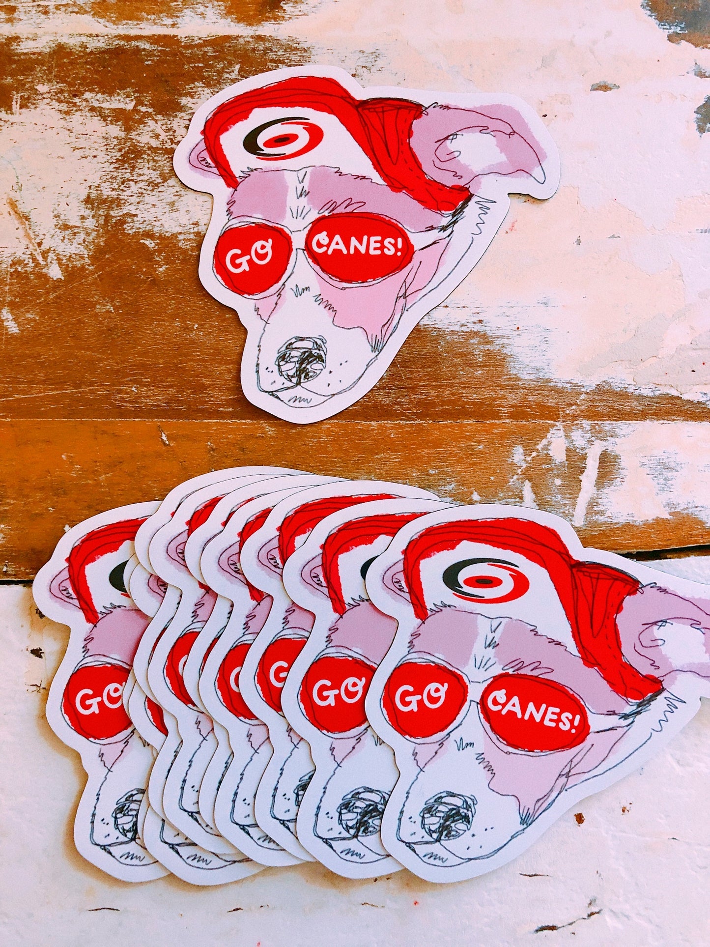 Carolina Hurricanes Cute Dog Magnet