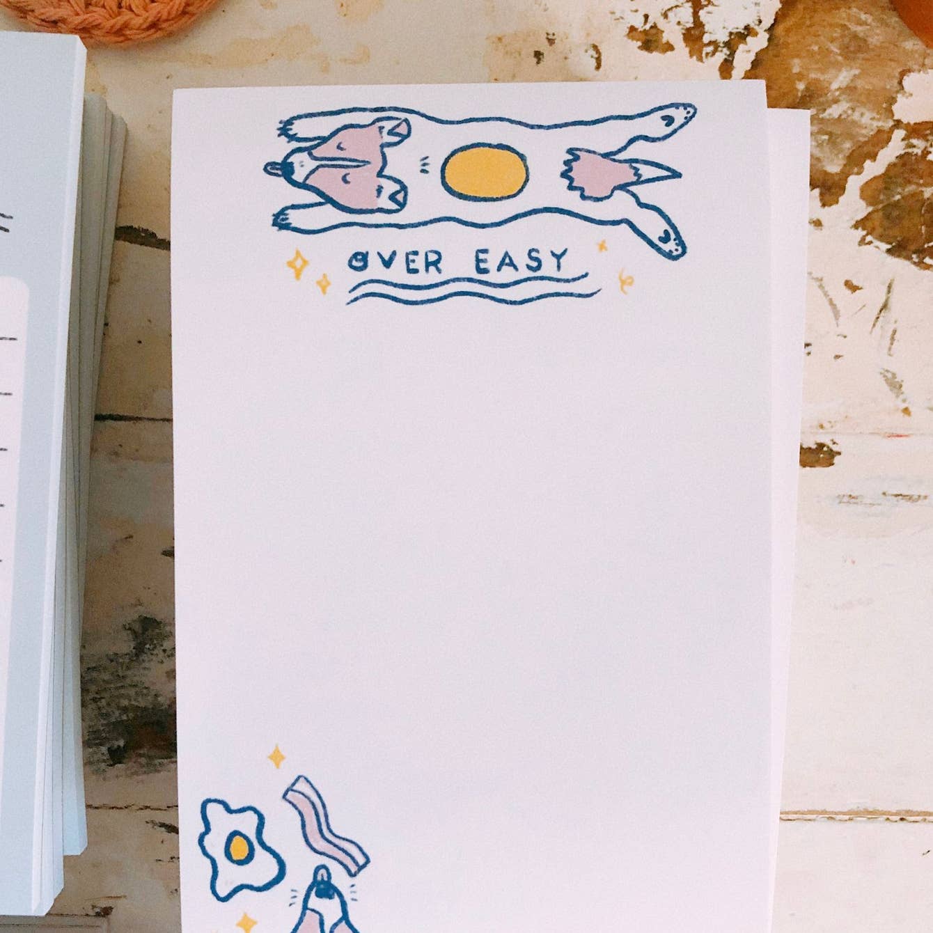 Over Easy Dog To Do List Notepad