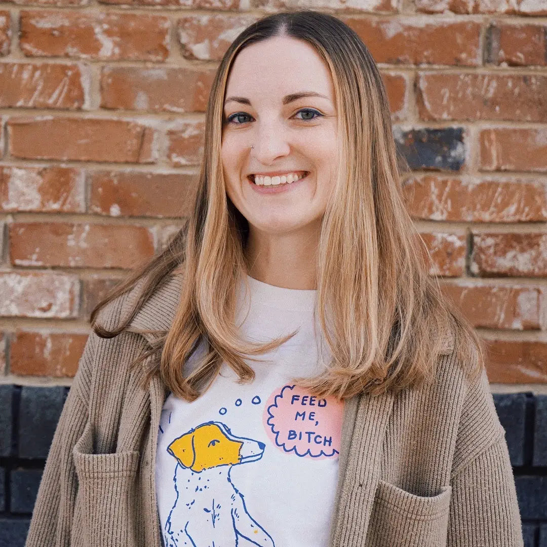 "Feed me, bitch" Dog thinking comfort colors shirt