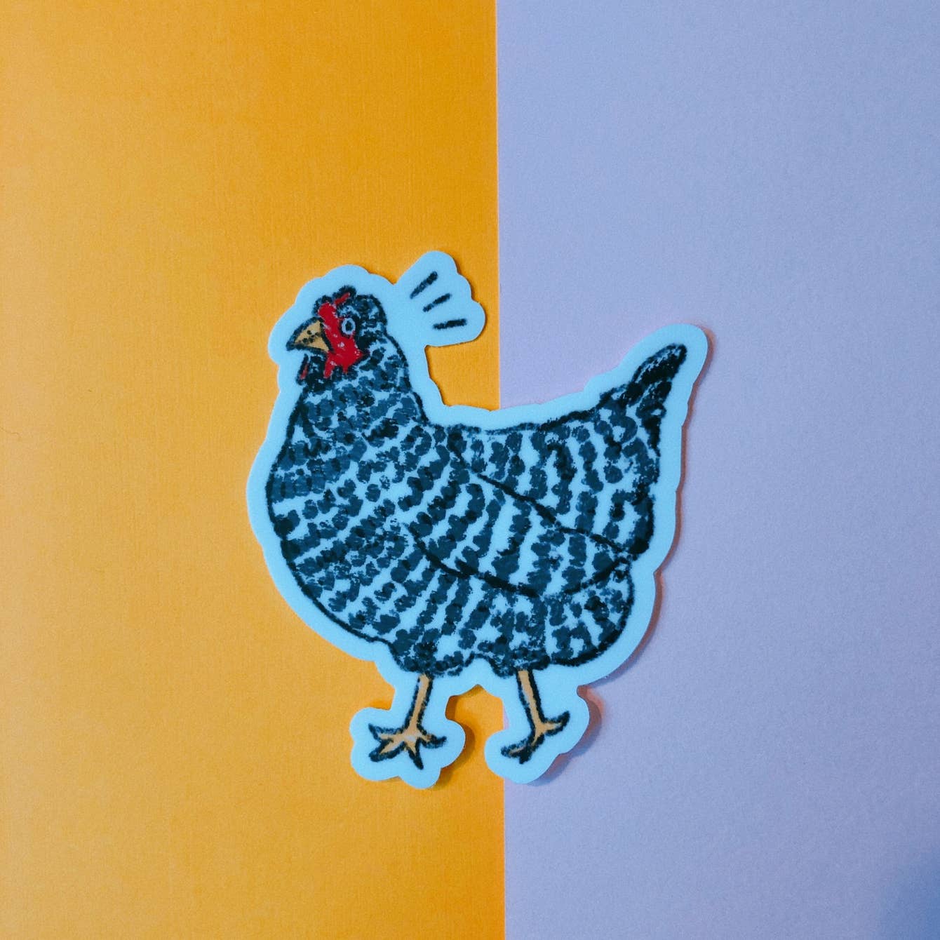 Sassy Surprised Chicken Sticker