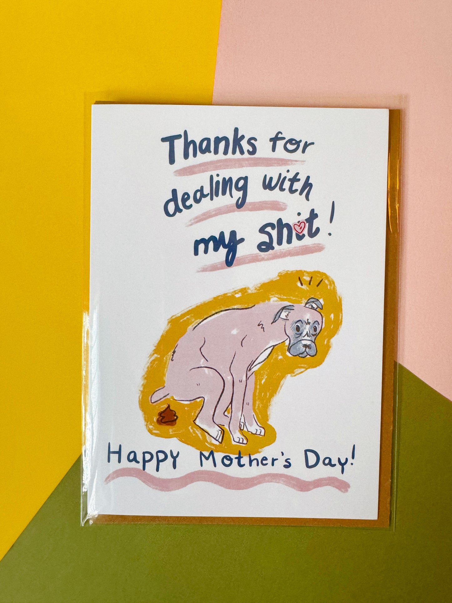 Thanks for Dealing with my Sh-t Mother's Day Card