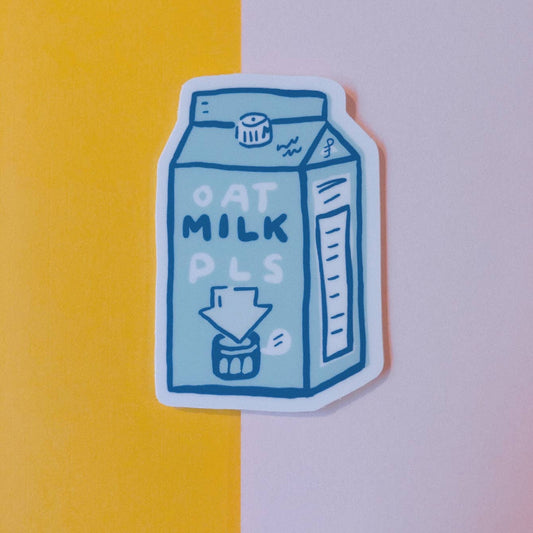 Oat Milk Sticker